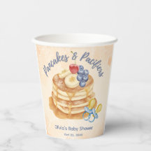 Fruitige pannenkoeken & fopspeen geruite babyshowe