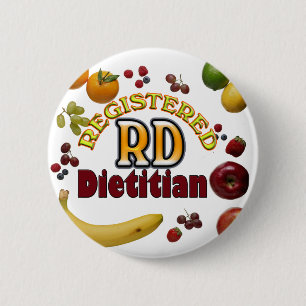 FRUITIGE RD - GEREGISTREERDE DIËTIST RONDE BUTTON 5,7 CM