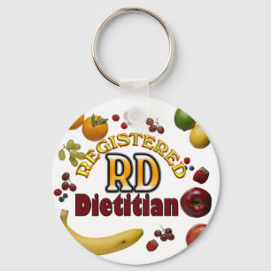 FRUITIGE RD - GEREGISTREERDE DIËTIST SLEUTELHANGER