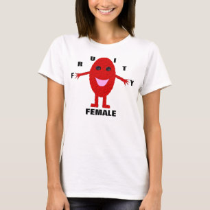 Fruitige Vrouwelijke Gelukkige Rode Druiven Dames T-shirt
