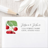 fruitkersen retouradreslabels etiket (Insitu)