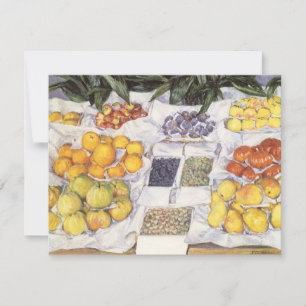 Fruitkraam van Gustave Caillebotte, Vintage Kunst
