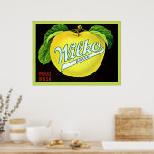  fruitkrat, tabel poster (Keuken)