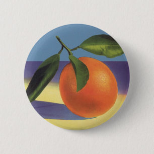  fruitkratelkunst, aantrekkelijke Sinaasappels Ronde Button 5,7 Cm