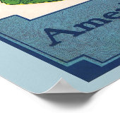 fruitkratelkunst, Georgia Peaches Poster (Hoek)