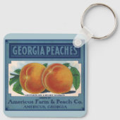  fruitkratelkunst, Georgia Peaches Sleutelhanger (Achterkant)