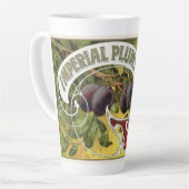  fruitkratelkunst, imperiale stekeltjes latte mok (Linkerhoek)