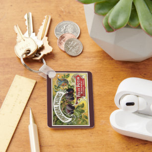  fruitkratelkunst, imperiale stekeltjes sleutelhanger