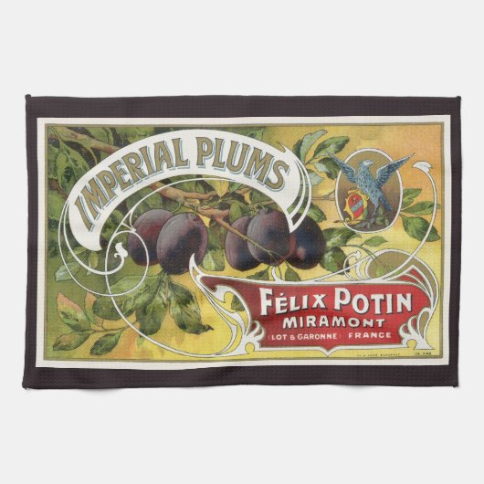 fruitkratelkunst, imperiale stekeltjes theedoek (Horizontaal)