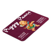 fruitkratelkunst met gekleurde peren magneet (Linkerzijde)