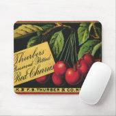  fruitkratelkunst, Thurber Cherries Muismat (Met muis)