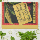 fruitkratelkunst, Thurber Cherries Theedoek (Gevouwen)