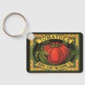  fruitkratelkunst, Wayne Co Tomaten Sleutelhanger (Achterkant)