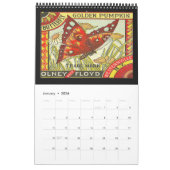  fruitkratenlabels en -agenda kalender (Jan 2026)