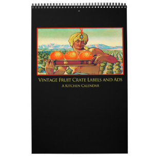  fruitkratenlabels en -agenda kalender
