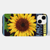  fruitkrattenlabel Art Orangedale Sunflower Case-Mate iPhone Case (Achterkant (horizontaal))