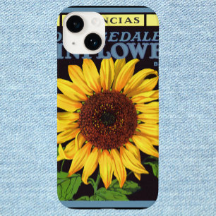  fruitkrattenlabel Art Orangedale Sunflower Case-Mate iPhone 14 Hoesje