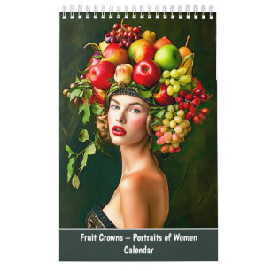 Fruitkronen – Portretten van Vrouwen in Botanische Kalender