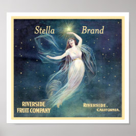  fruitlabel Art Woman California Poster