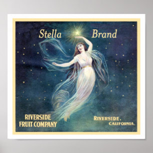  fruitlabel Art Woman California Poster