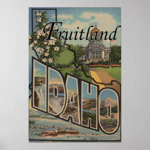 Fruitland, Idaho - Grote letterscènes Poster