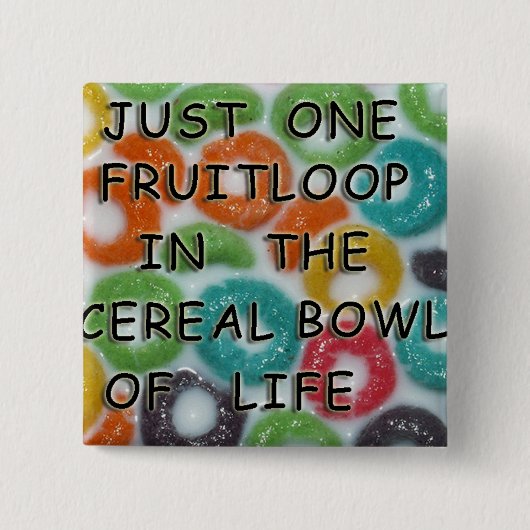 Fruitloop-Button Vierkante Button 5,1 Cm (Voorkant)