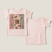Fruitmand Gingham Plezier (Ontwerp Voorkant & Achterkant)