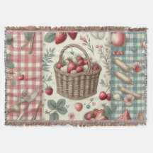 Fruitmand Gingham Pret