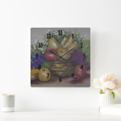 fruitmand vierkante klok (Huis)