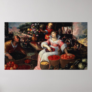 Fruitmarket, 1590 poster