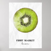 Fruitmarkt Kiwi Poster (Voorkant)