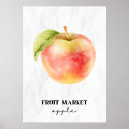 fruitmarktappel poster