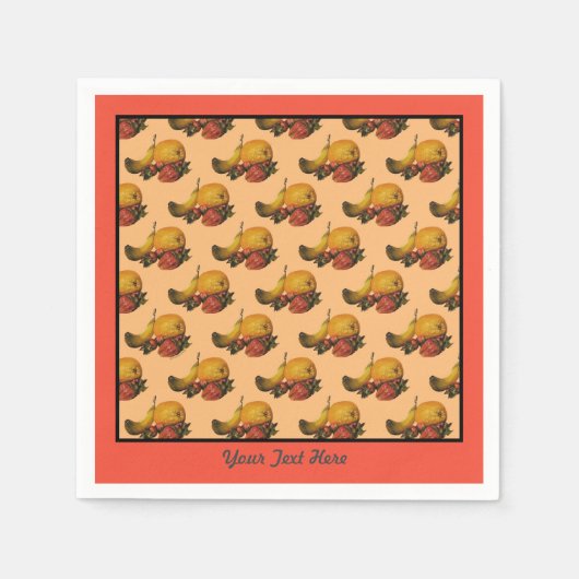 Fruitpapier Napkins Servet (Voorkant)