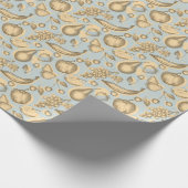  fruitpatroon cadeaupapier (Hoek)