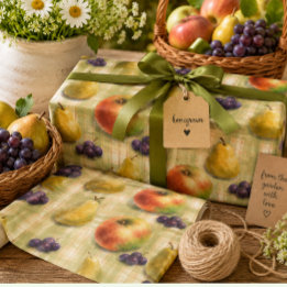 Fruitpatroon Cadeaupapier Rol
