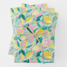 Fruitpatroon  |  Koel Teal