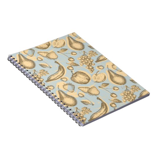 fruitpatroon notitieboek (Rechterzijde)