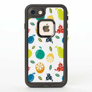 Fruitpatroon, Plum, Sinaasappel, Citroen, Pear, Ap
