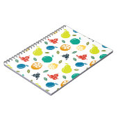 Fruitpatroon, Plum, Sinaasappel, Citroen, Pear, Ap Notitieboek (Linkerzijde)