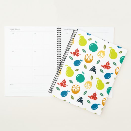 Fruitpatroon, Plum, Sinaasappel, Citroen, Pear, Ap Planner (Display)