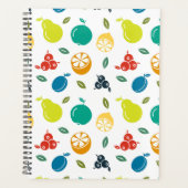 Fruitpatroon, Plum, Sinaasappel, Citroen, Pear, Ap Planner (Voorkant)