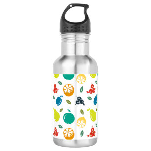 Fruitpatroon, Pruim, Sinaasappel, Citroen, Peer, A Waterfles