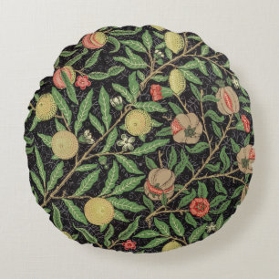 Fruitpatroon van William Morris (1862)  Rond Kussen