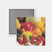 Fruits - Aimant Carré (Recto/Verso)