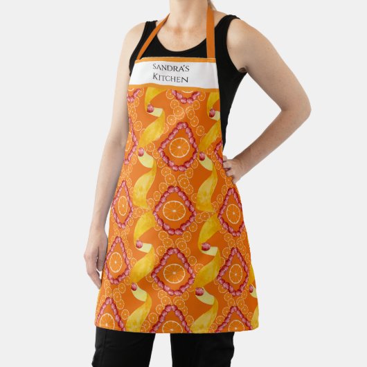 Fruits and Zest Orange Personalized Schort (Insitu)