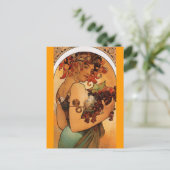 Fruits - Art Nouveau - Carte postale (Debout devant)