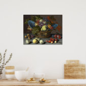 Fruits - Balthasar van der Ast Fine Art Poster (Keuken)