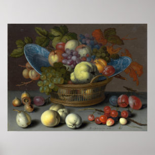 Fruits - Balthasar van der Ast Poster des Beaux-Ar