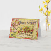 Fruits - carte (Fleur jaune)