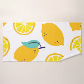 Fruits citrons sans couture motif (Serviette de bain)
